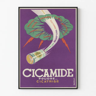 Vintage Poster Cicamide Healing Powder
