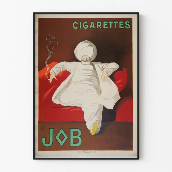 Vintage Cigarettes JOB Poster Wall Decoration Handcrafted