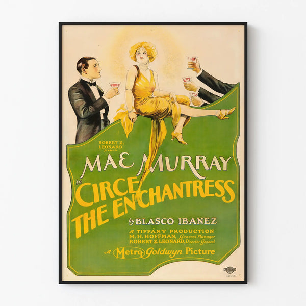 Vintage poster of Circe the Enchantress - Elegant retro wall decoration