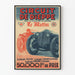 Vintage Poster of the Dieppe Circuit - Rally, Speed, and Elegance Contest