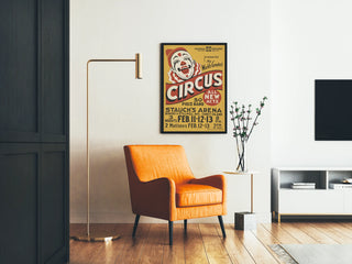 Vintage Circus Poster Coney Island