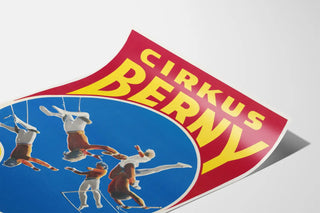 Vintage Poster Cirque Berny Flying Oscars