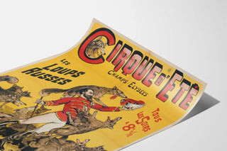 Summer Circus Poster Champs-Élysées The Russian Wolves