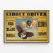 Vintage Poster Circus of Winter Boulevard of the Daughters of Calvary — framed artwork on a wall