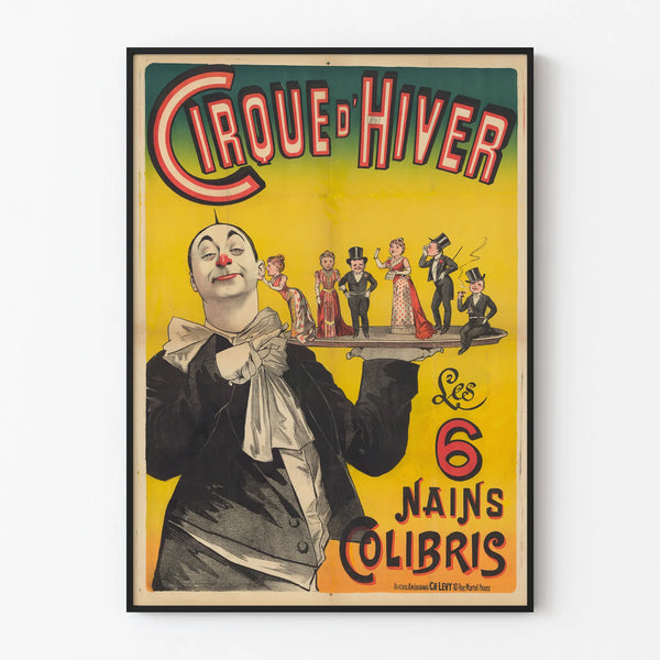 Vintage Poster Cirque d'Hiver The 6 Dwarfs Hummingbirds