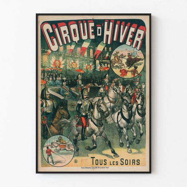 Vintage Poster for Cirque d'Hiver Every Evening