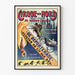 Vintage Poster of the Northern Circus - Equestrian Show and Flaming Dive
