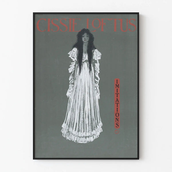 Decorative Poster Cissie Loftus Vintage Imitations
