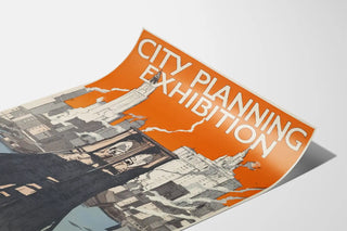 Vintage Poster for the City Planning Exhibition New York 1913