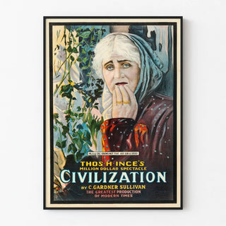 Vintage theater poster Civilization by C. Gardner Sullivan