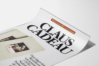 Vintage Claus Poster Boekenweek 1989