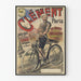 Vintage poster Clément Paris Paris-Brest on bicycle