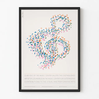 Colorful Abstract Poster Music and Arts