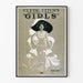 Vintage Poster Clyde Fitch's Greatest Comedy Girls - Miss Pam