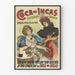Vintage Coca Poster of the Incas, Vin Tonique and Digestif