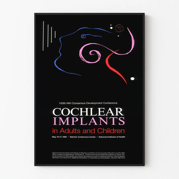 Modern Poster of Cochlear Implants in Adults and Children