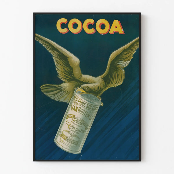 Vintage Van Houten's Pure Soluble Cocoa Wall Poster