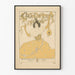 Vintage Cococello Club Poster in Ochre Tones