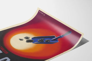 Vintage Coca-Cola Advertising Poster for Energy-Efficient Gas Heating