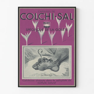 Vintage Poster for Colchi-Sal Specific Gout Capsules