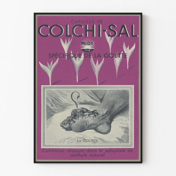 Vintage Poster for Colchi-Sal Specific Gout Capsules