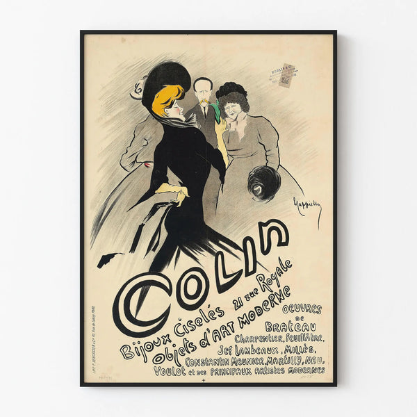Art Deco Poster Colins Jewelry and Modern Art Objects