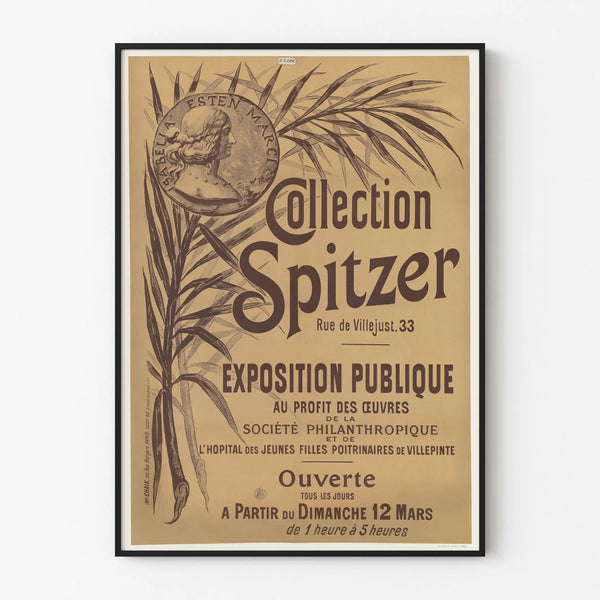 Vintage Poster Collection Spitzer Rue de Villejust 33