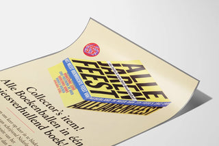 Vintage Poster Collector's Item - Book Alle Boekenballen