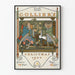 Vintage poster Collier's Christmas 1900 Art Deco style