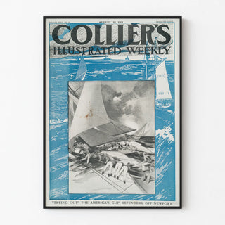 Vintage Poster America’s Cup Newport 1901