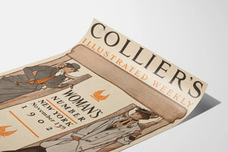 Vintage poster Collier's Illustrated Weekly Woman's Number 1902