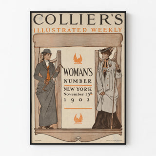 Vintage poster Collier's Illustrated Weekly Woman's Number 1902