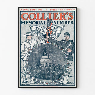 Vintage Poster Collier's Memorial Number 1901