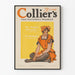 Vintage poster Collier's The National Weekly - The Noiseless Suffragette
