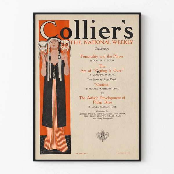 Vintage poster Collier’s The National Weekly - Artistic wall decoration