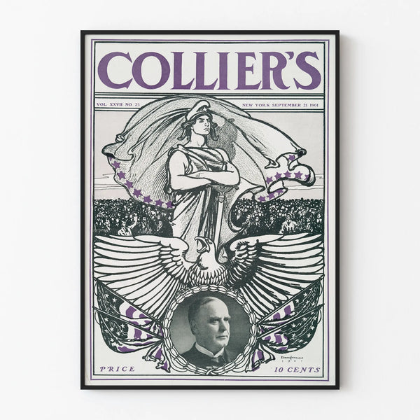 Vintage poster Collier's Vol XXVII - Retro American wall decoration