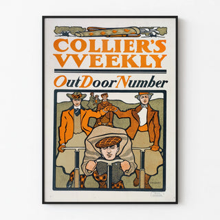 Vintage Poster Collier's Weekly Outdoor Issue
