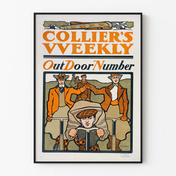Vintage Poster Collier's Weekly Outdoor Issue