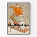 Vintage Christmas Poster Santa Claus in Sledge