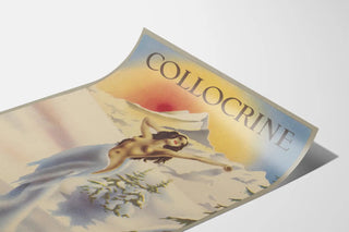 Vintage poster Collocrine Art Deco style - Melting like snow in the sun