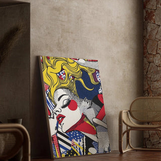 Pop Art Painting, titled - Beauty in Motion | Art print Wall Decoration Painting poster copy