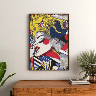 Pop Art Painting, titled - Beauty in Motion | Art print Wall Decoration Painting poster copy