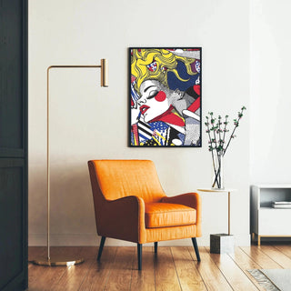 Pop Art Painting, titled - Beauty in Motion | Art print Wall Decoration Painting poster copy