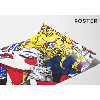 Pop Art Painting, titled - Beauty in Motion | Art print Wall Decoration Painting poster copy