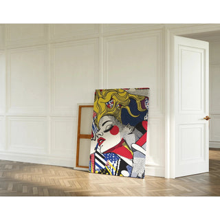 Pop Art Painting, titled - Beauty in Motion | Art print Wall Decoration Painting poster copy