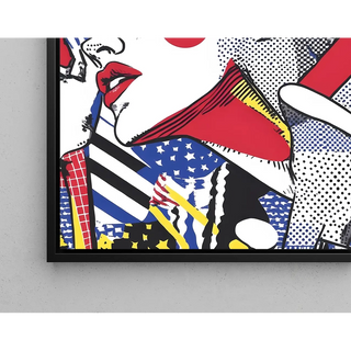 Pop Art Painting, titled - Beauty in Motion | Art print Wall Decoration Painting poster copy
