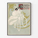 Vintage Columbia Bicycles Poster 1895 Art Nouveau Style