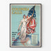 Vintage patriotic poster Columbia Calls U.S. Army
