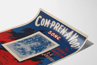 Vintage musical poster Com Pren A Voo by John L. Golden and N. A. Jennings