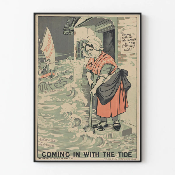 Vintage poster for women's suffrage